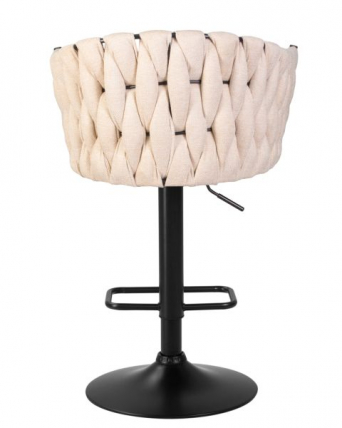 Стул барный DOBRIN LEON (бежевая ткань (LAR 275-1)) 2 шт_5
