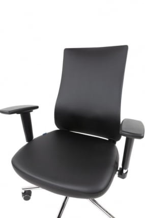 Офисное кресло CHAIRMAN 500 LUX БП экокожа Черный_4