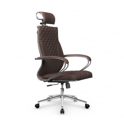 Кресло руководителя Metta L 2c 44C/K116 Infinity Easy Clean (MPES) Комплект 7 Темно-коричневое_1