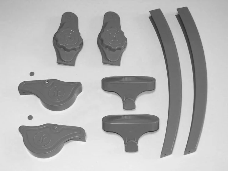 Комплект цветного пластика к парте Element 1 Серый_0