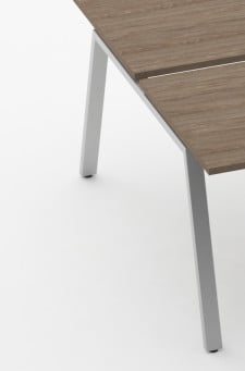 Л-образный металлический каркас с траверсами Deka 73.145.10 К Металлик матовый муар_0