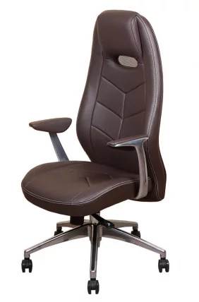 Кресло руководителя Бюрократ _Zen/Brown_1