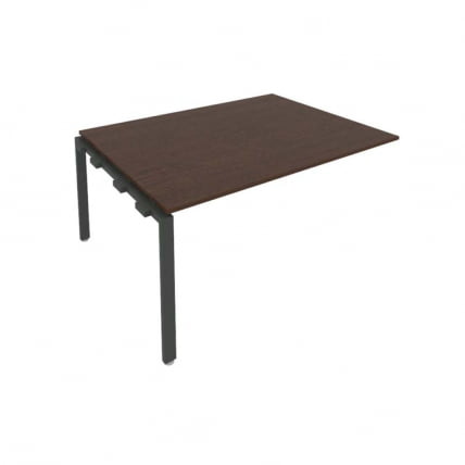 Проходной наборный элемент переговорного стола Metal System Б.ППРГ-4 Венге/Антрацит_0