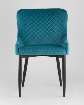 Стул мягкий Ститч велюр (Темно-бирюзовый)_2