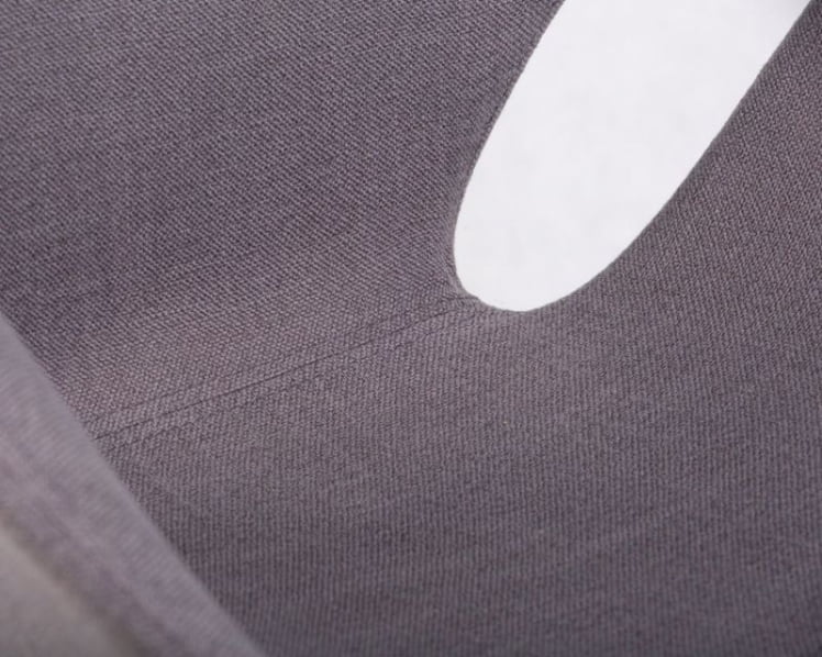 Кресло дизайнерское DOBRIN SWAN (серая ткань IF11, золотое основание)_10