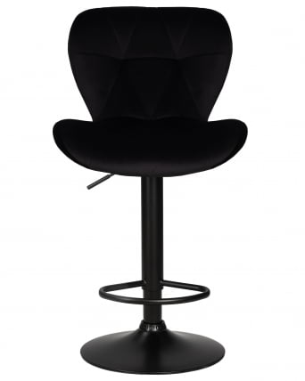 Стул барный DOBRIN BARNY BLACK (черный велюр (MJ9-101))_5