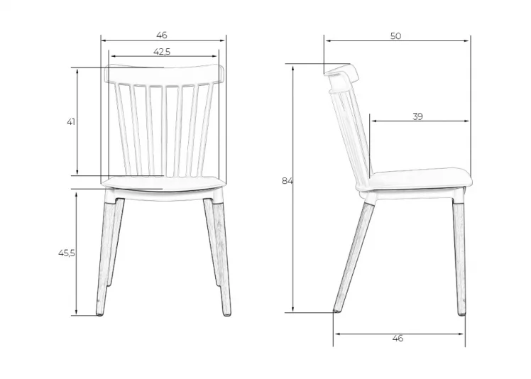 Стул обеденный DOBRIN THEO ножки светлый бук черный B-03_9