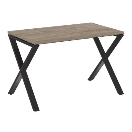 Стол рабочий LOFT VR.L-SRX-2.7 Металл черный Тиквуд темный_0