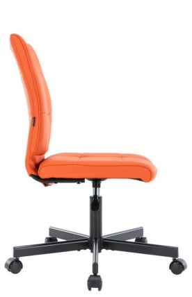 Кресло для персонала Everprof EP-300 Экокожа Оранжевый_2
