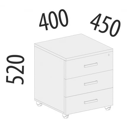 Тумба с ящиками Альфа 63.47_2