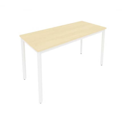 Стол письменный на металлокаркасе SLIM SYSTEM С.СП-5.1 Клен-Белый_0