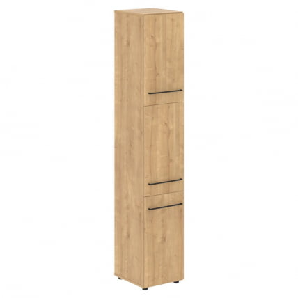 Шкаф колонка с глухой средней дверью LOFTIS LHC 40.8 Дуб Бофорд_0