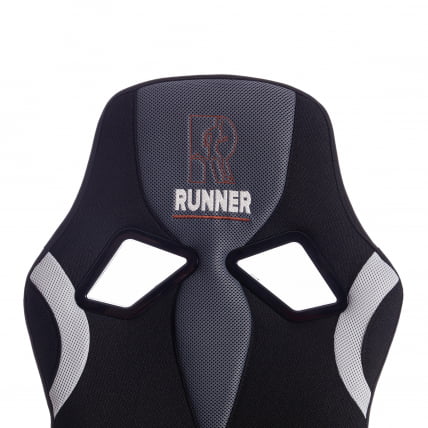 Кресло RUNNER ткань, черный/серый, 2603/ 12/ 14_6