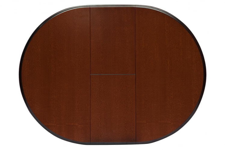 Стол раскладной Siena ( SA-T4EX) дерево гевея/мдф, 90+30х90х75см, MAF Brown_4