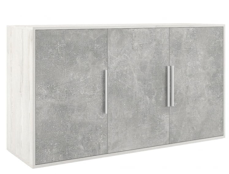 Креденция 3 двери B-TONE BTN36140331 Сосна Бетон светлый_0