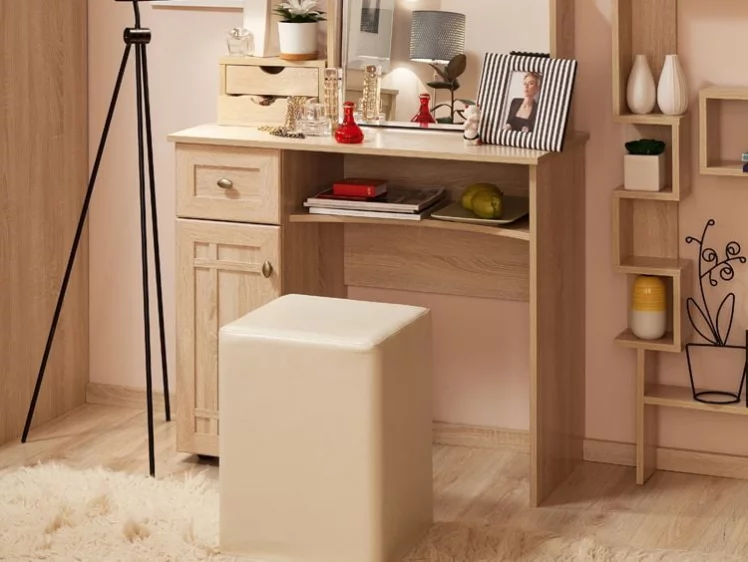 Стол туалетный Sherlock 53 Дуб Сонома (спальня)_0