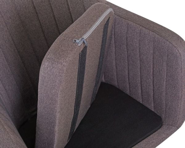 Набор 2 шт Кресло-качалка DOBRIN KIARA (серая ткань (LAR-106D-26)) 2 шт_9