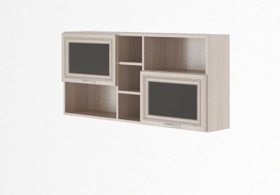 Полка навесная Модуль №16 Ясень шимо светлый_0