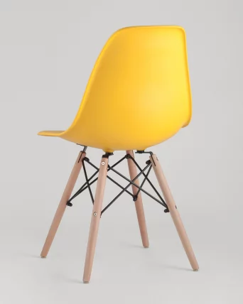 Стул Еамес ДСВ 4 шт. Желтый / Eames DSW_4
