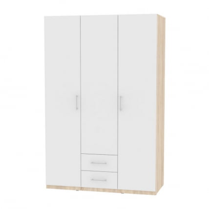 Шкаф распашный R-198х135х60-2(ДСС-Белый)_0