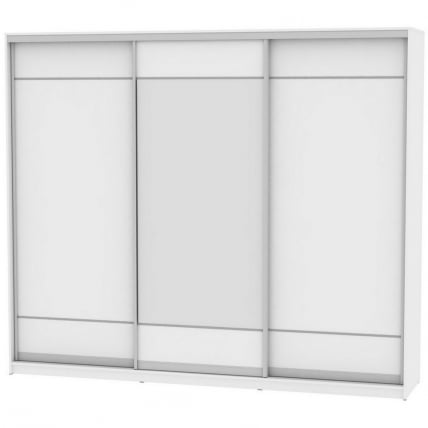 Шкаф-купе B-230х270х60-2(Белый-D7D8D7)_0