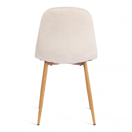 Стул BREEZE (mod. 4724) вельвет/металл, 44 х 53 х 87 см, Light beige (светло-бежевый) HLR1 / натуральный_3