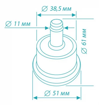 Набор заглушек для крестовины FootSet35_1