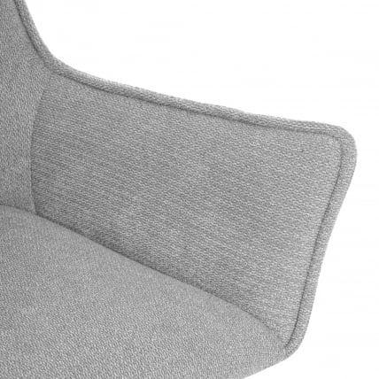 Кресло Murano/Мурано опора 360, велюр/букле (HYP), светло-серый_7
