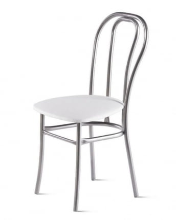Стул Венский 400х490 мм Белый/Алюминий_0