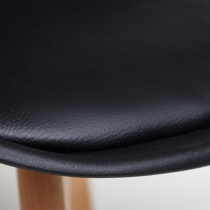 Стул TULIP (mod. 73) / 1 шт. в упаковке дерево/пластик/ПУ, 48.5*52.5*83cм, черный_4