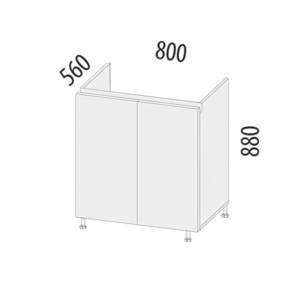 Напольный шкаф под мойку Бостон 104.51_4