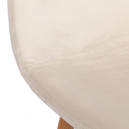 Стул BREEZE (mod. 4724) вельвет/металл, 44 х 53 х 87 см, Light beige (светло-бежевый) HLR1 / натуральный_6