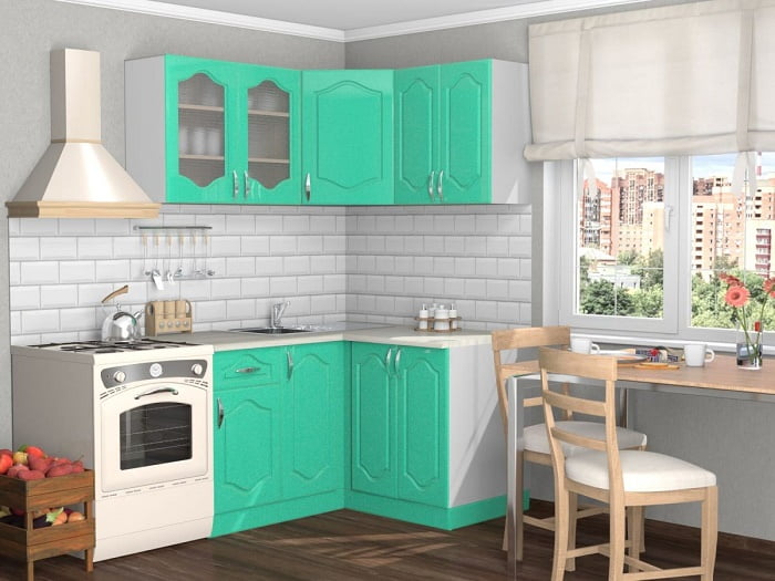 Глянцевый фартук (КОМПОЗИТ) KM 10 Белый_5