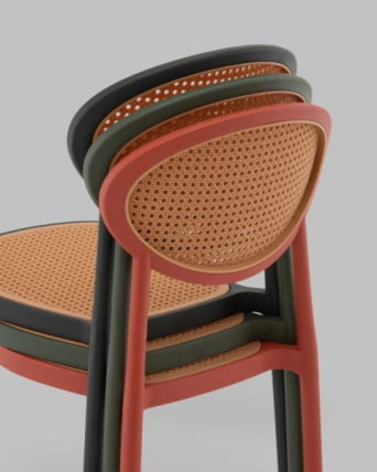 Стул Junie пластиковый зеленый_4