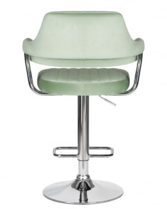 Стул барный DOBRIN CHARLY (пудрово-мятный велюр (MJ9-87)) 2 шт_6