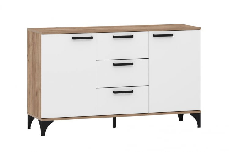 Тумба Марсель НМ 013.79 Меренга Дуб Крафт табачный_0