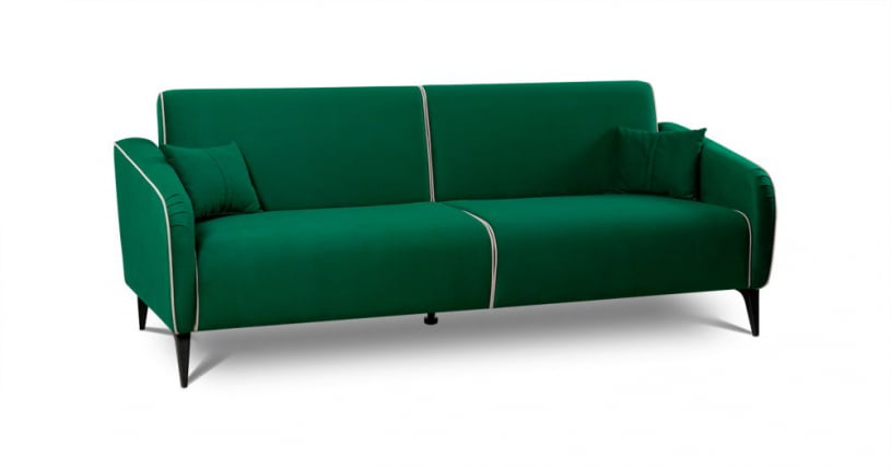 Диван-кровать НОЭЛЬ Велутто 33 т-зел малахит_0