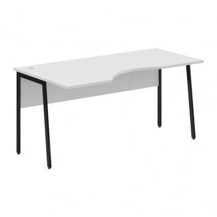Стол эргономичный левый IMAGO Plus СА-1P(Л) Белый Черный_0