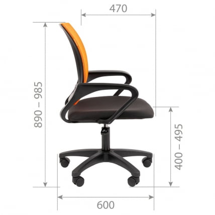 Кресло оператора CHAIRMAN 696 LT N Синий_5