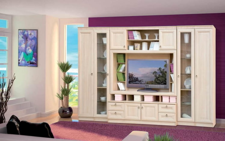 Шкаф многоцелевой Инна 603  Денвер светлый_3