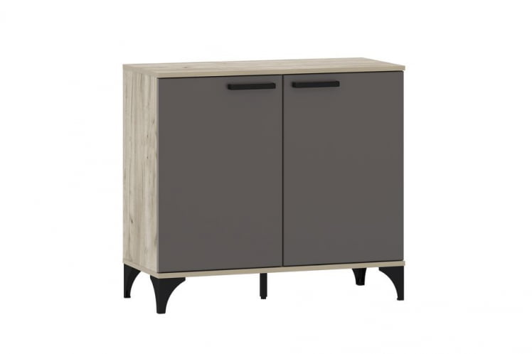 Тумба Марсель НМ 013.78 Софт Графит Дуб Крафт серый_0