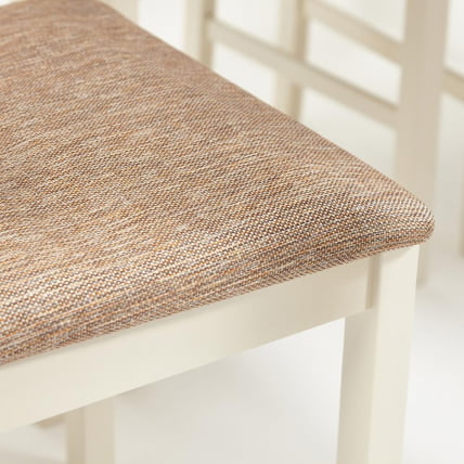 Обеденный комплект Хадсон (стол + 4 стула)/ Hudson Dining Set ivory white (слоновая кость)_2