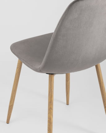 Стул Валенсия велюр Серый_6