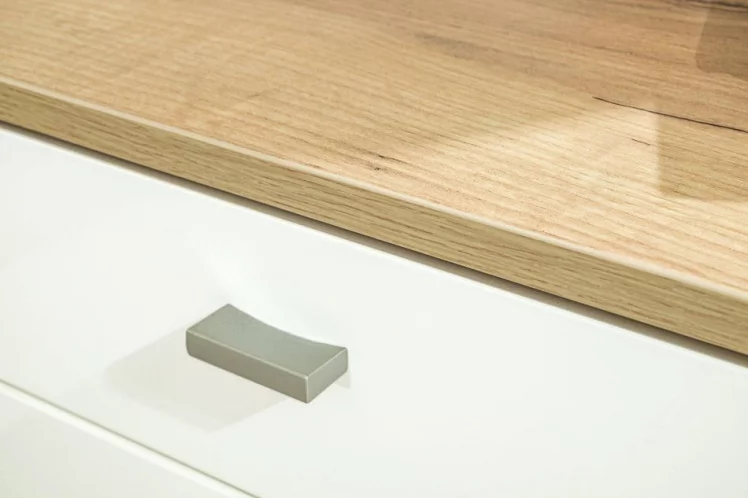 Кровать двуспальная 1600 с тумбами с подъемным механизмом Фиджи 017 Дуб Золотой Белый_4