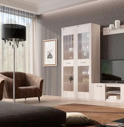 Витрина Элана 02 Бодега белая_2