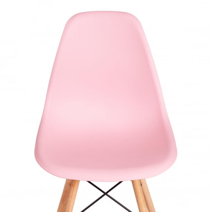 Стул CINDY (EAMES) (mod. 1801) дерево бук/металл/сиденье пластик, 45x51x82 см, Light pink (светло-розовый)_6