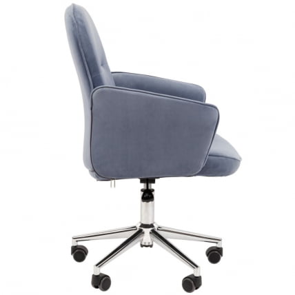 Офисное кресло CHAIRMAN HOME 130 велюр Голубой_2