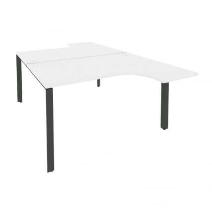 Рабочая станция на П-образном м/к ONIX O.MP-D.SA-3 Белый Бриллиант/Антрацит_0