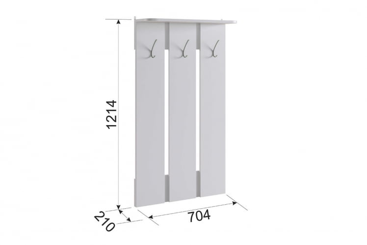 Вешалка Реал 1 PR-0029 белый_1