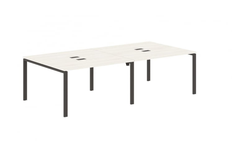 Бенч-система 4-местная EDIS EUWST 2713 Ясень Траун Мокко_0